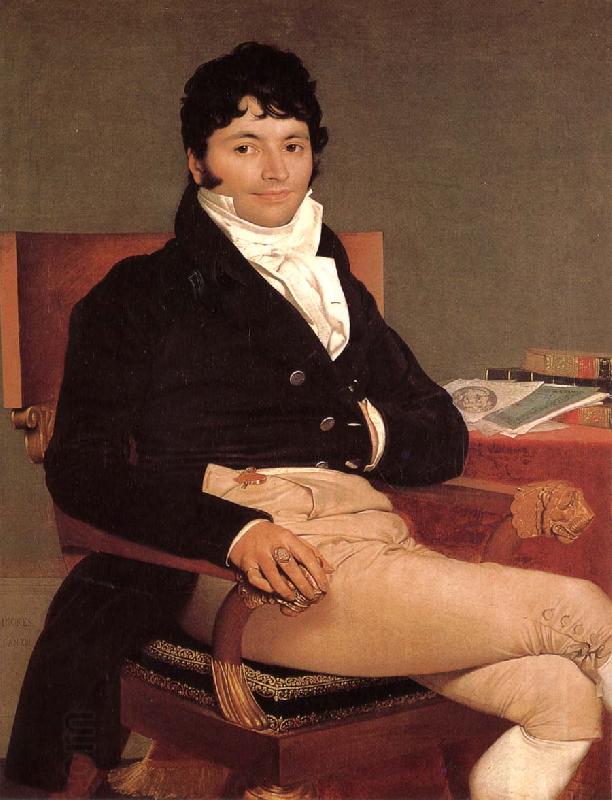 Jean-Auguste Dominique Ingres Portrait of Felibi oil painting picture